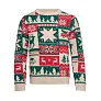 SHIMIS XL Christmas knitted sweater L-XL