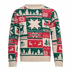Christmas knitted sweater S-M