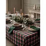 SANTABLE Chequer cotton tablecloth set
