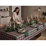 SANTABLE Chequer cotton tablecloth set