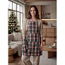 SANTAPRON Chequered cotton kitchen set