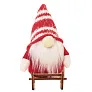 FROSTY SLEIGH gnom na drvenim saonicama