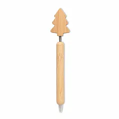 Bamboo Christmas tree ball pen