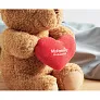 SNUGGLE plišani medvjedić sa srcem, 23 cm