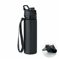 Foldable silicone sports bottle