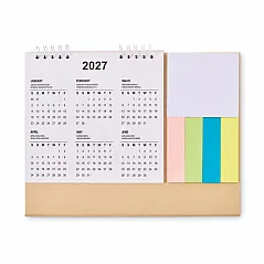 stolni kalendar s blokom za bilješke