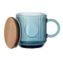 VITRIO MUG rebrasta staklena šalica 300 ml