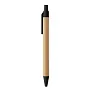 ITEA COLOUR Push button ball pen in bamboo