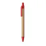 ITEA COLOUR Push button ball pen in bamboo