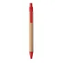 ITEA COLOUR Push button ball pen in bamboo