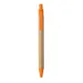 ITEA COLOUR Push button ball pen in bamboo