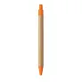 ITEA COLOUR Push button ball pen in bamboo