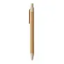 ITEA COLOUR Push button ball pen in bamboo