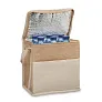 LONA Jute and canvas cooler bag 3L