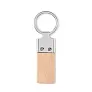 LLAVING Key ring with rubber wood