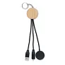 BULE Key ring with 4 in 1 60W cable