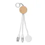 BULE Key ring with 4 in 1 60W cable