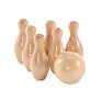 BOLITO Mini pine wood bowling set