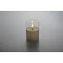 XANDLE+ LED wax candle in glass holder