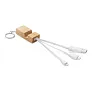CLAUERC Bamboo key ring and stand