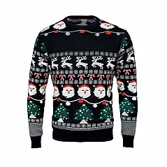božićni pulover s LED lampicama, L/XL