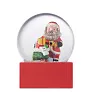 SANTISIMO Snow ball glass ornament