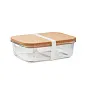 CANOA Glass lunch box with cork lid