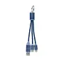 BLUE 4 in 1 charging cable type C