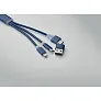 BLUE 4 in 1 charging cable type C