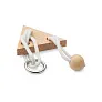 NERVE Wooden brain teaser triangle