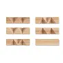 CUBENATS Bamboo brain teaser star shape
