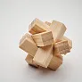 CUBENATS Bamboo brain teaser star shape