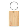 ANGLEBOO Rectangular bamboo key ring