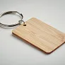 ANGLEBOO Rectangular bamboo key ring