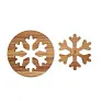 SCAGLIA Acacia wooden pot holders set