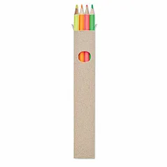 4 highlighter pencils in box