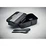 MAKAN Lunch box with cutlery in PP