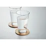 BAYIN SET Set of 6 bamboo coasters
