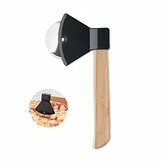 Rezač za pizzu s drškom od bambusa