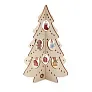 SILUETA Wooden Xmas tree decoration