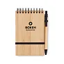 SONORABAM A6 bamboo notepad with pen