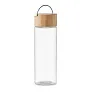 AMELAND Staklena boca 500 ml, poklopac od bambusa