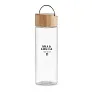 AMELAND Staklena boca 500 ml, poklopac od bambusa