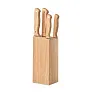 GOURMET 5 piece knife set in base