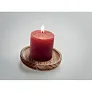 PENTAS Candle on round wooden base