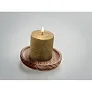 PENTAS Candle on round wooden base