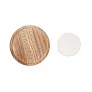 PENTAS Candle on round wooden base