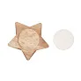 LOTUS Candle on star wooden base