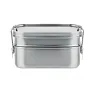 DOUBLE CHAN SS kutija za hranu s 2 pretinca, 1200 ml