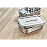 DOUBLE CHAN SS kutija za hranu s 2 pretinca, 1200 ml